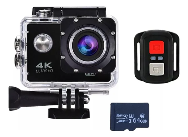Cámara De Acción 4k Sport Ultra Hd Impermeable