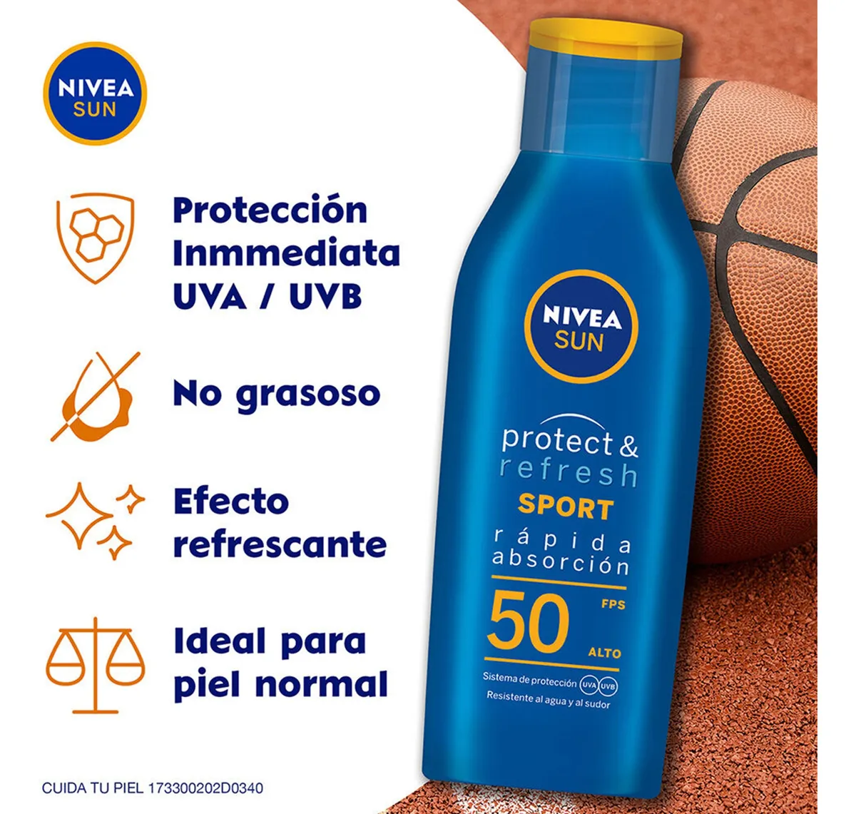Protector Solar Nivea Sun Fps50 200ml - Imagen 2